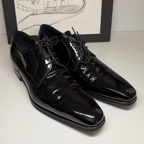 Magnanni Dante Patent Leather Derby Men’s Size US 11